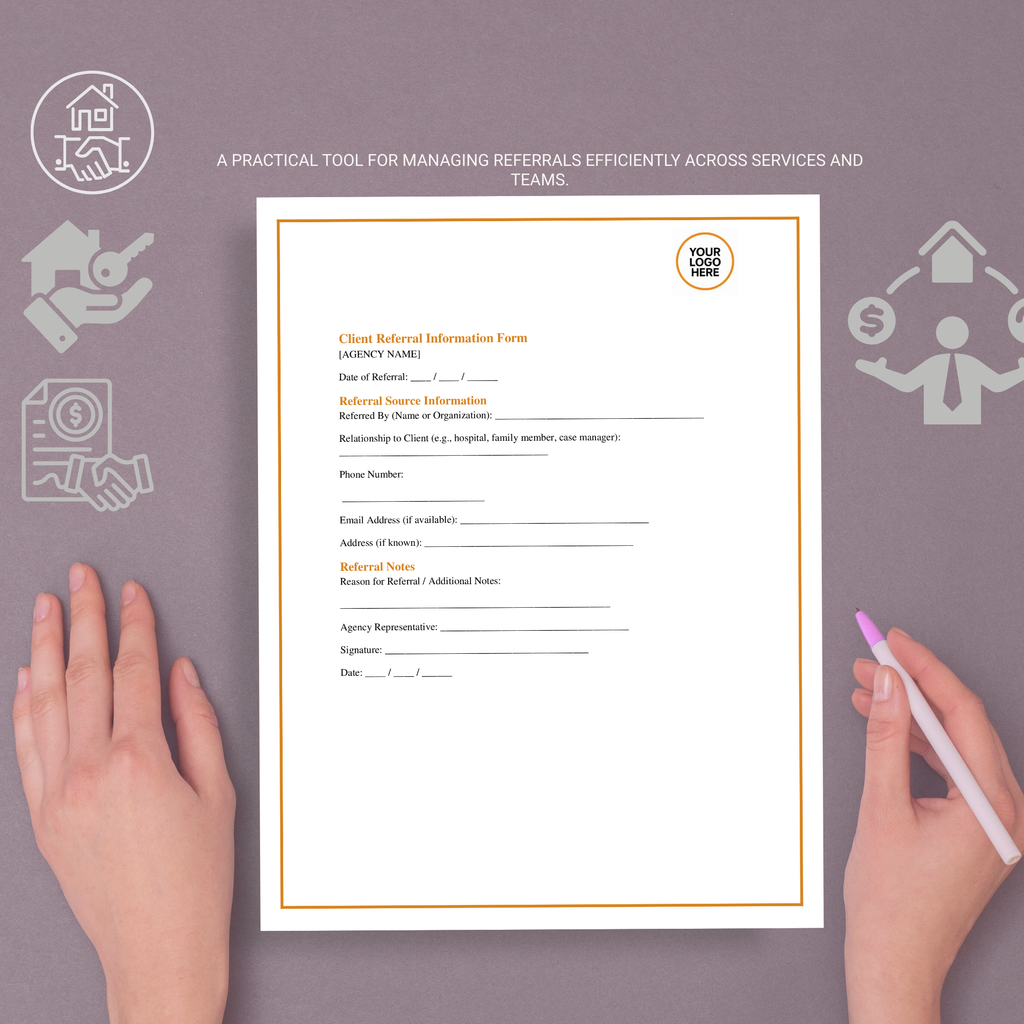 Client Referral Form Template | Editable Microsoft Word Document for Businesses