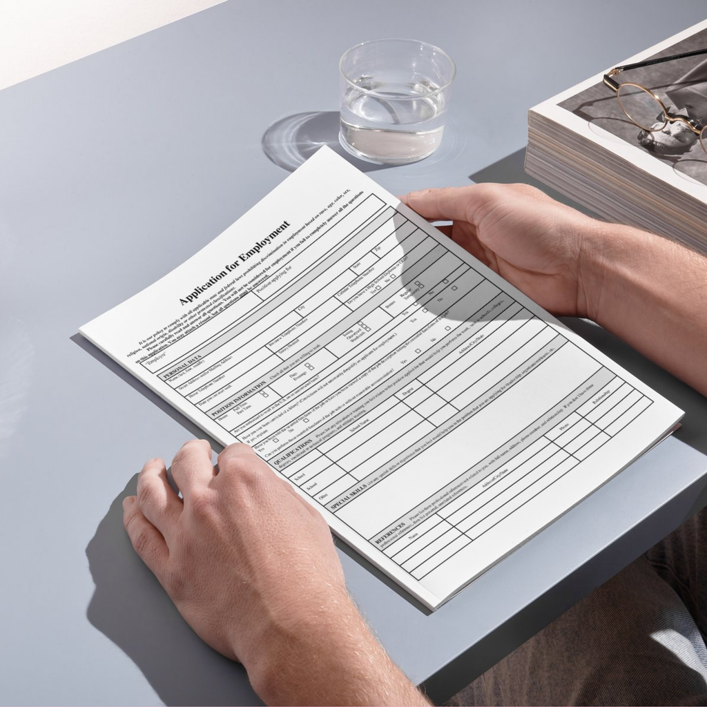 Job Application Template | Editable Microsoft Word Document for Employers