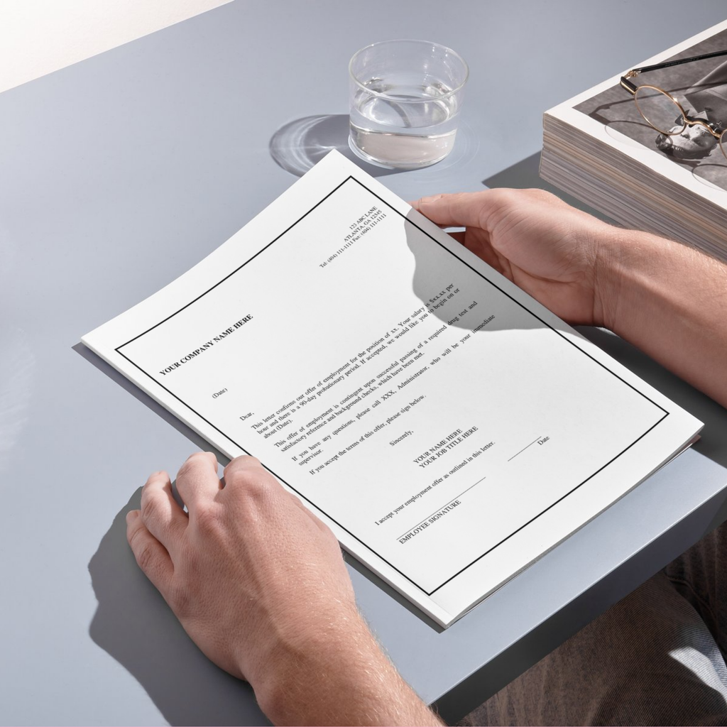 Offer Letter Template | Editable Microsoft Word Document for Employers