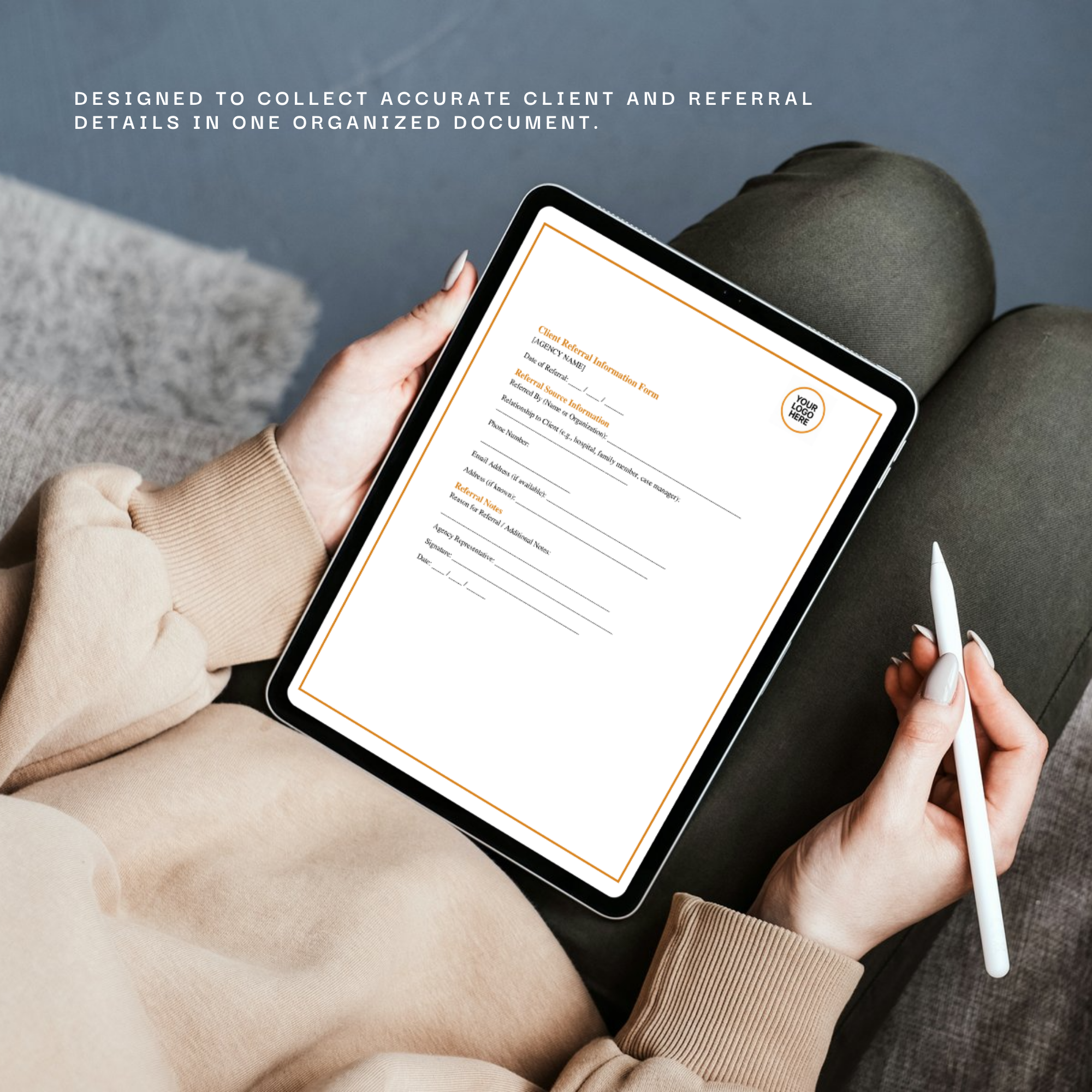 Client Referral Form Template | Editable Microsoft Word Document for Businesses