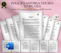 Policies and Procedures, Editable  Non-Medical Home Health Agency Templates PDF DOCX