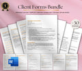 Client Intake & Service Forms for Home Care Agencies(PDF, DOCX)