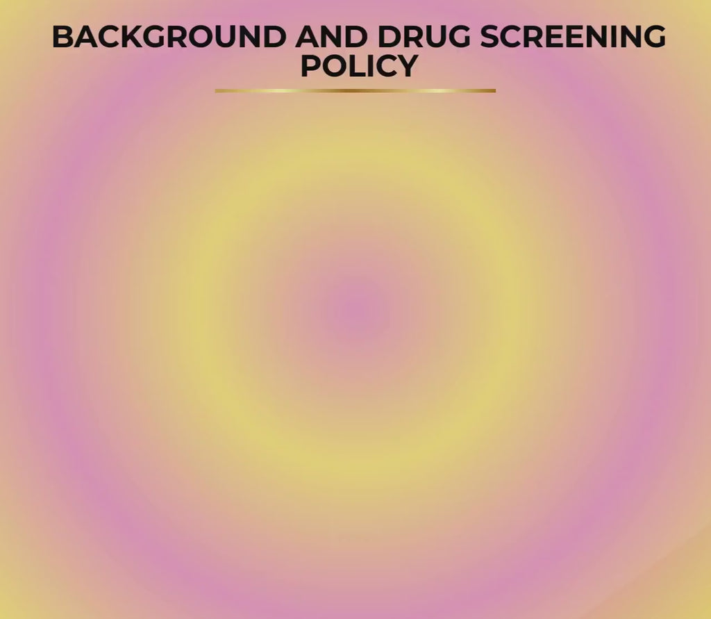 Background & Drug Screening Policy, Home Care HR Template, Editable Compliance Form
