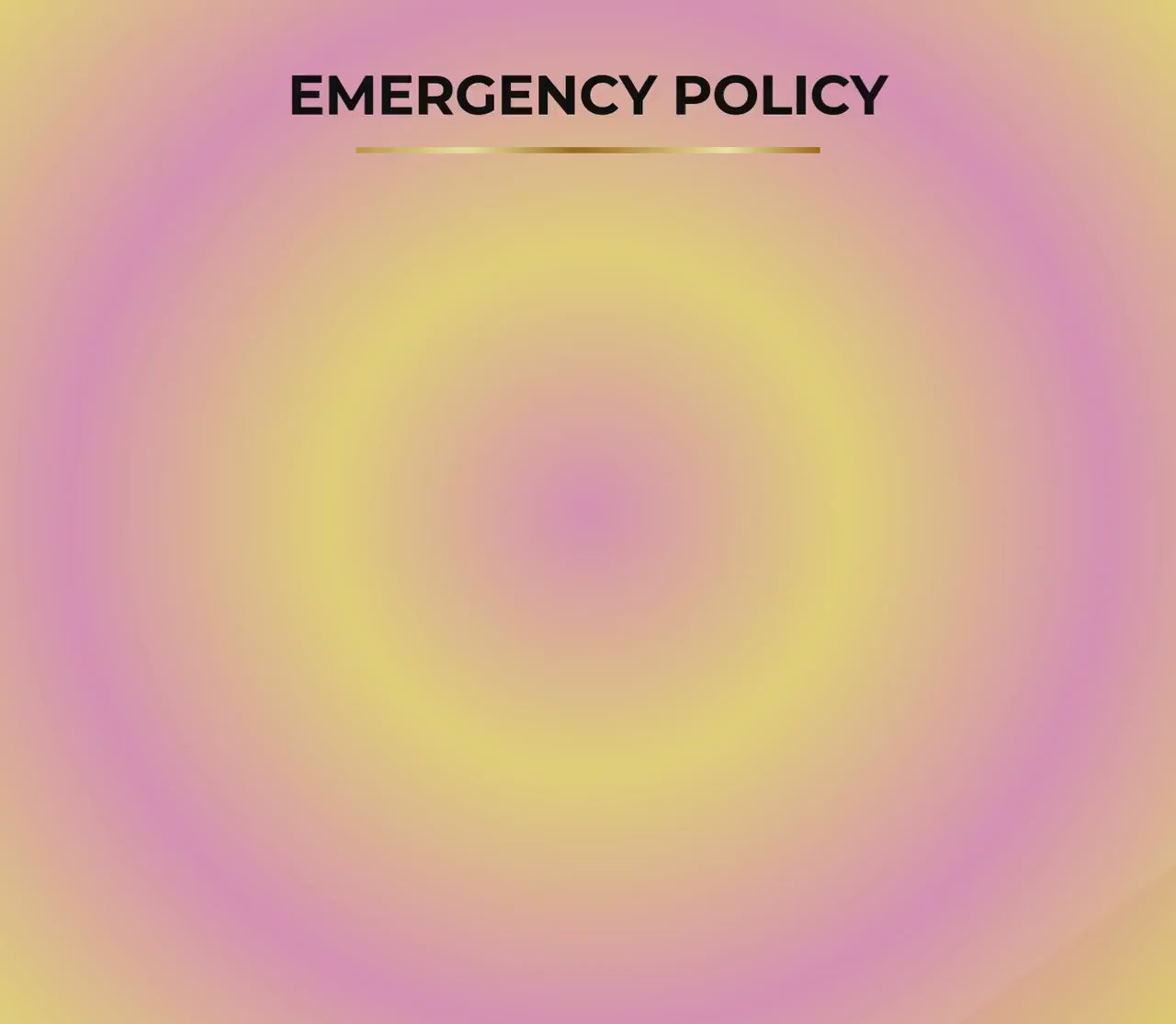 Emergency Policy, Home Care Emergency Procedures Template, Editable Agency Safety Document