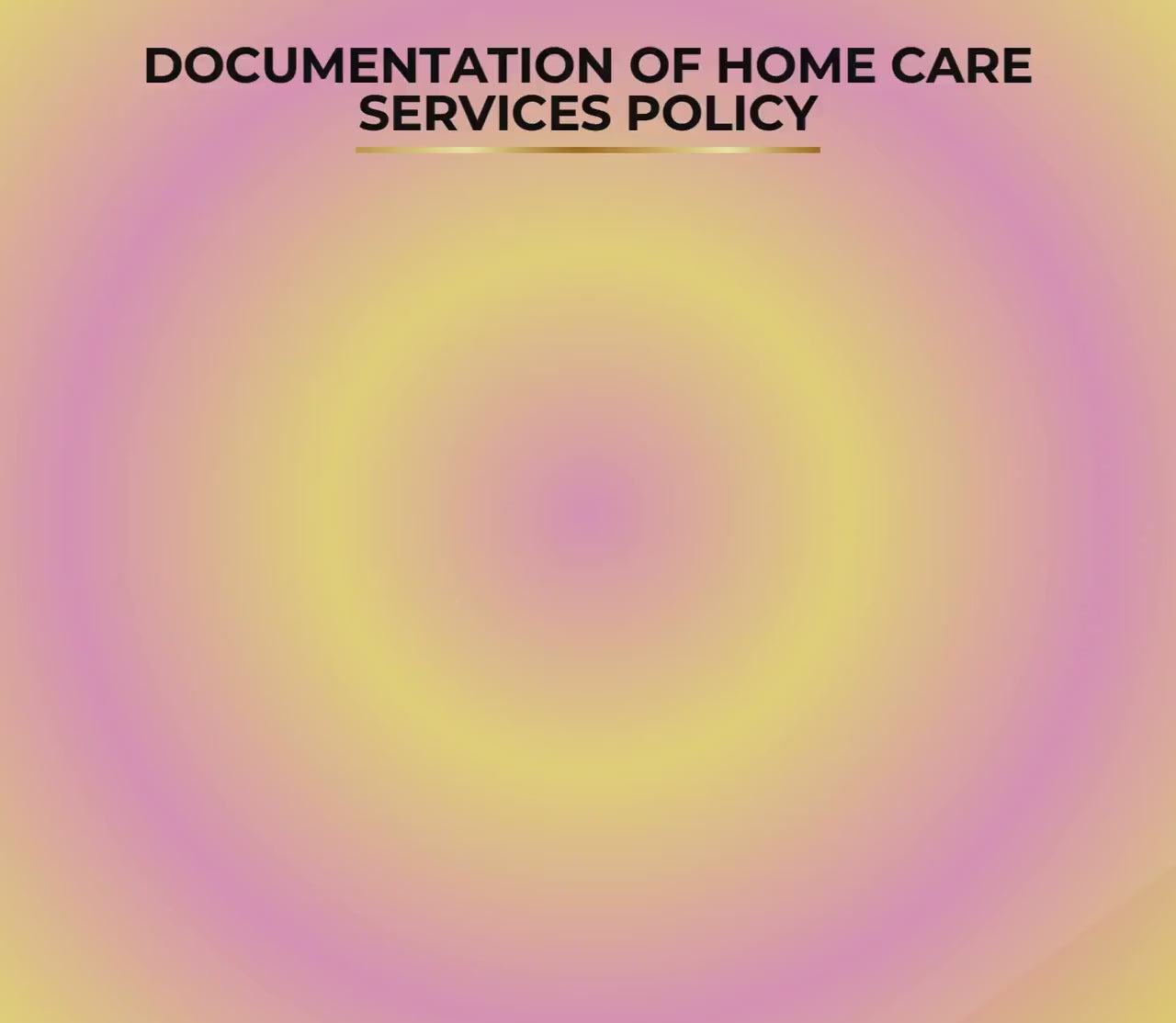 Home Care Documentation Policy, Service Records Template, Editable Agency Compliance Form